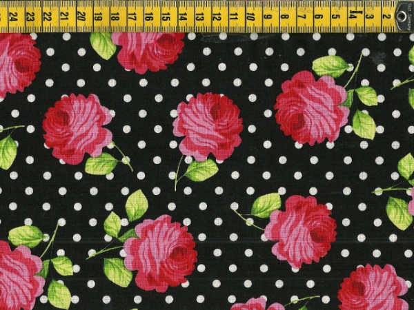 Black Rosy Dots
