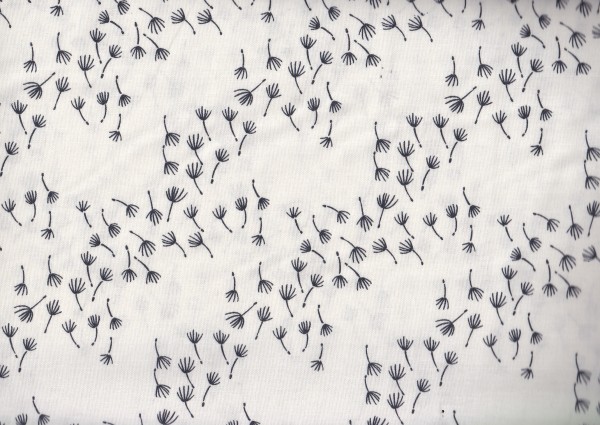 Petal Pusher Creme/ Reststück 40 x 110 cm