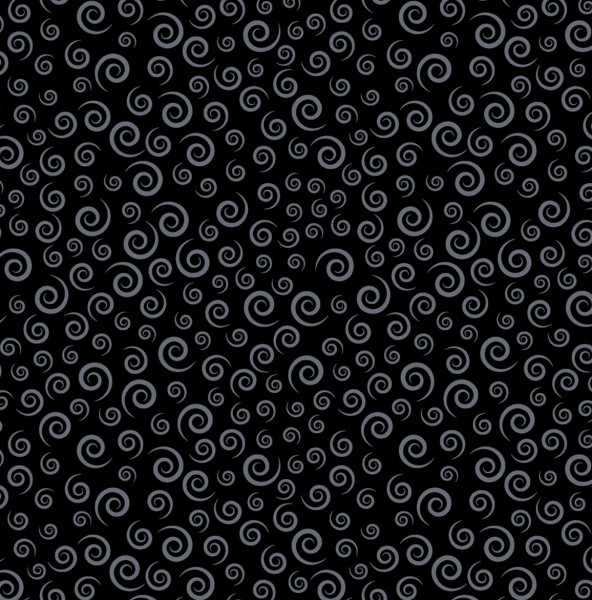 Cozy Sheep/ Swirls Schwarz