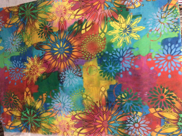 The Spirit to create/ Pinwehls/ reststück 60 x 110 cm