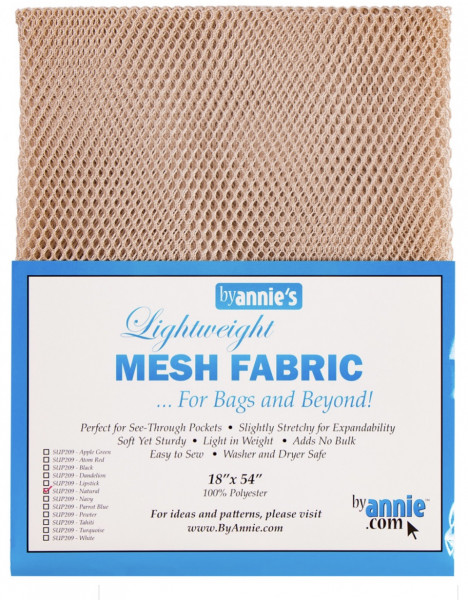 Mesh-Netzstoff in Beige