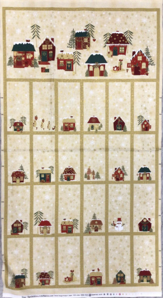 Adventskalender-Häuser/ Letztes Panel