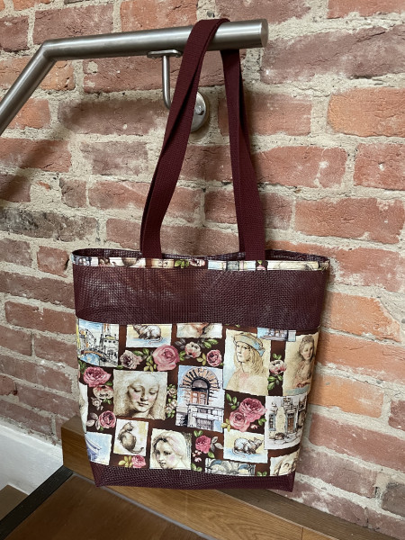 Tasche aus Vinylmesh " Alte Meister"