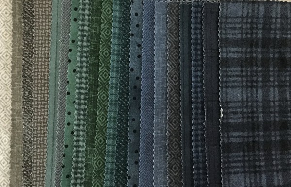Wooliesflannel Stormy Seas 10 inch. Quadrate/1 Päckchen vorhanden