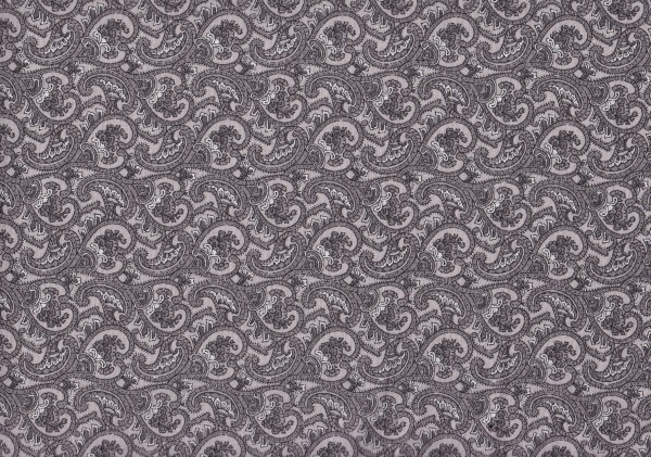 Floral Grau/ 160 cm breit