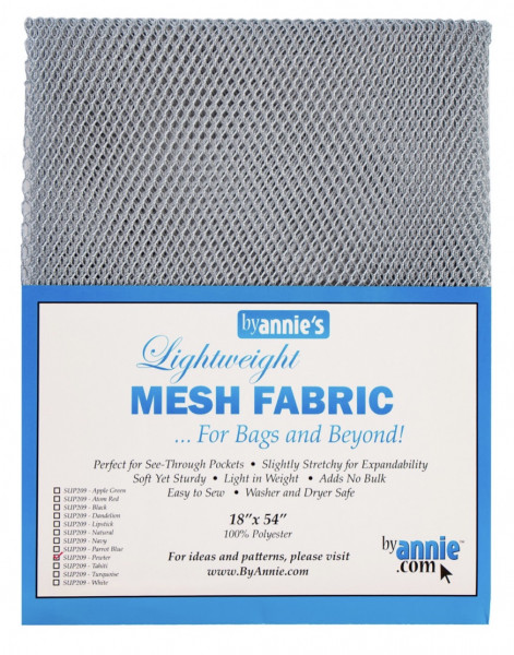 Mesh-Netzstoff in Grau