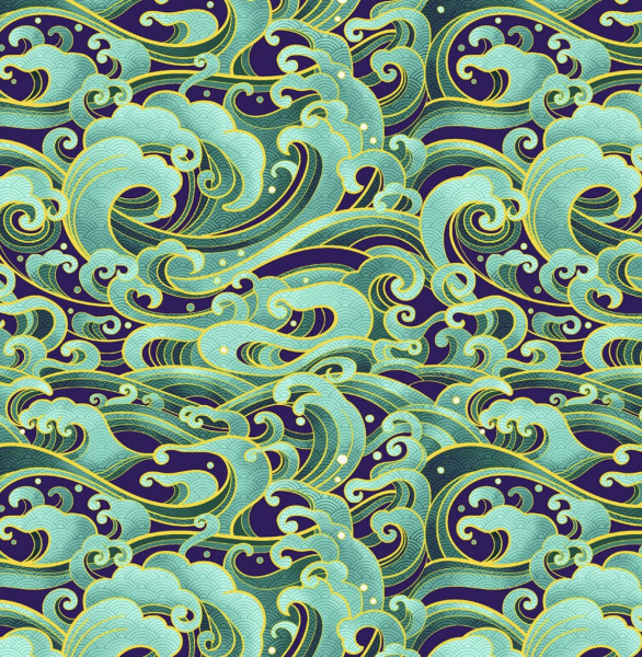 Shizuka Waves Green