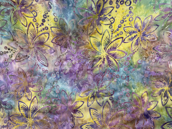 Multicolor Gemusterte Batikstoffe