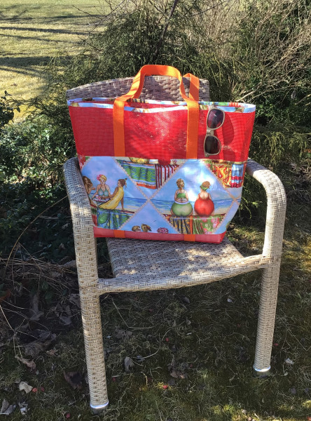 Anleitung für Vinyl-Badetasche