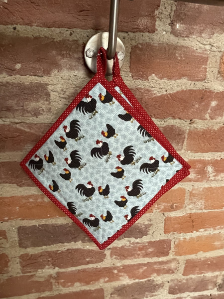 Topflappen Huhn