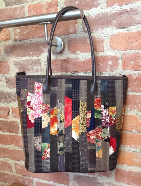 Tasche "Reise nach Japan" Braun