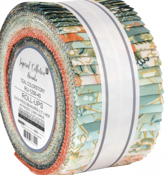2,5" Strips Honoka/Teal-42 Streifen/ Letztes Päckchen