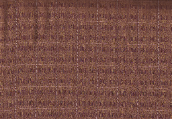 4547-382 Weinrot/ Ocker -Karo