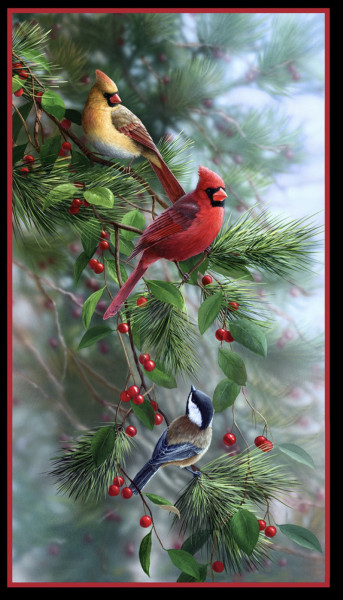 Panel Birds & Berries/ Nur noch 2 Panele verfügbar