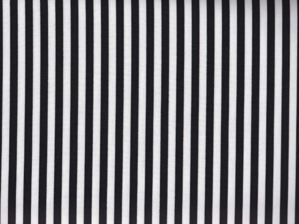 Schwarz-Weiß gestreifte Stoff, Streifenbreite 1/4 inch. Tolle Akzentstoffe für Ihre Quilts und Nähprojekte