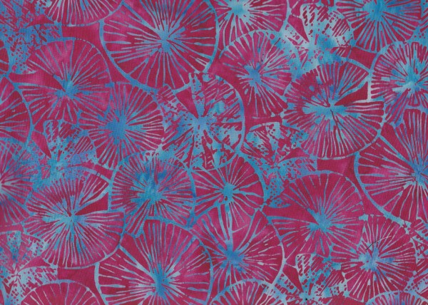 Batik abstraktes Muster in Pink