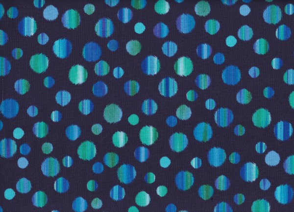 Navy Rainbow Dot