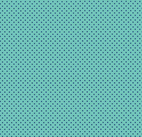 Spot blue on turq.