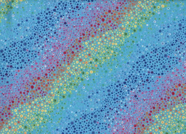 Bunte Punkte-Blau