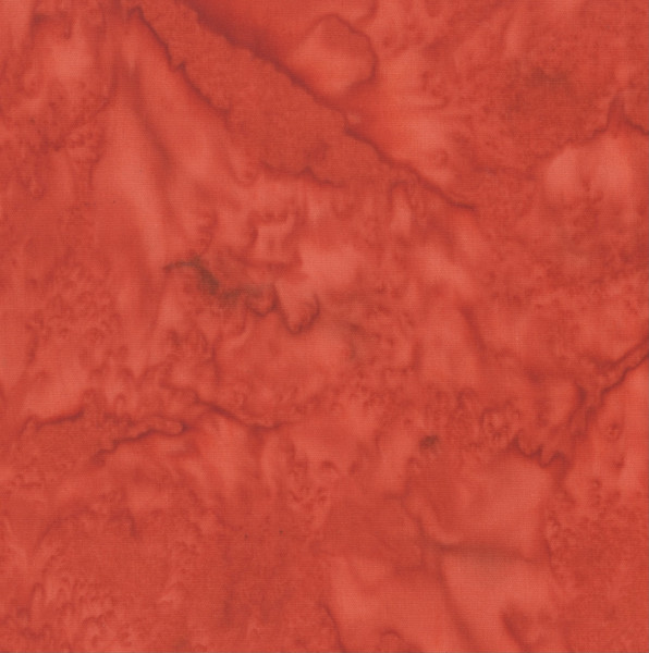 Batikstoff in Rot