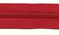 Endlosreißverschluß 3mm in Signalrot