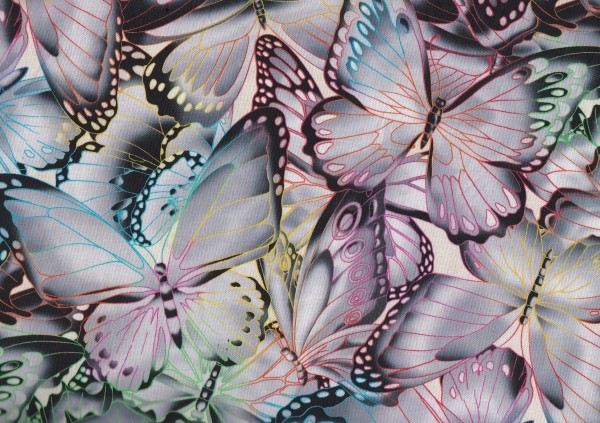 Butterflies Digital - Grey