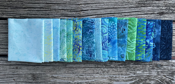 FQ Päckchen Batik Seebrise