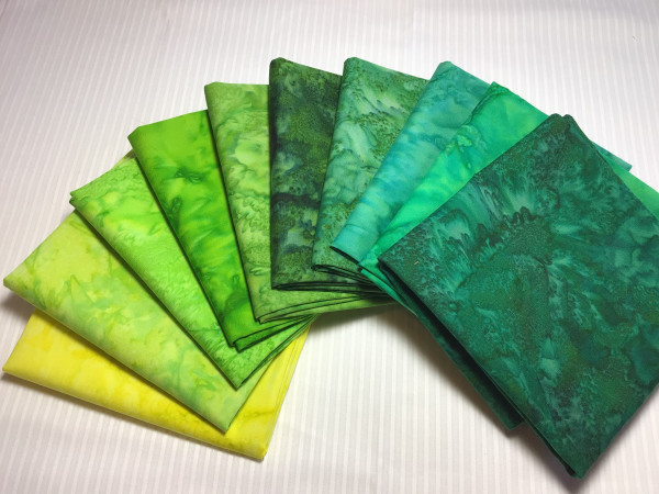 FQ Päckchen Batik Green