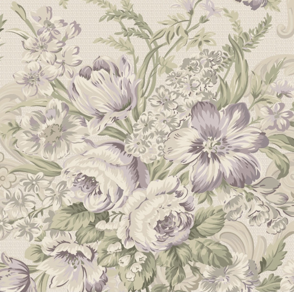 Flower Garden/ Cream