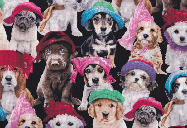 Adorable Pets-Dogs/ Reststück 45 x 110 cm