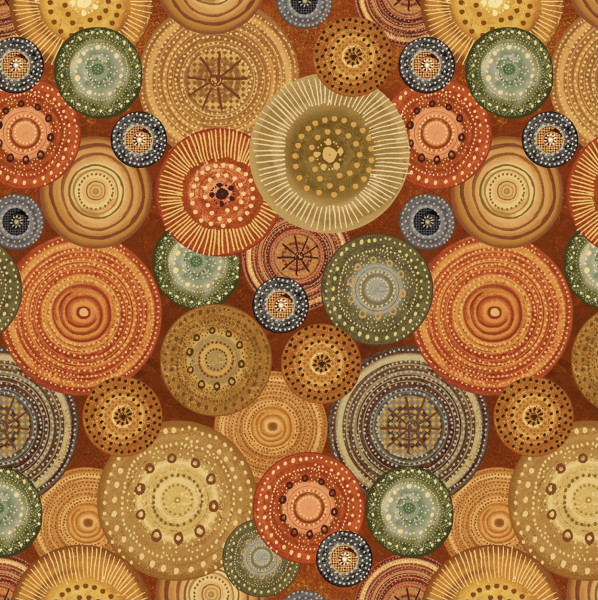 Rust Large Medallions