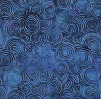 Isl.Batik -Tree Rings-Ocean Isl.Batik -Tree Rings-Ocean