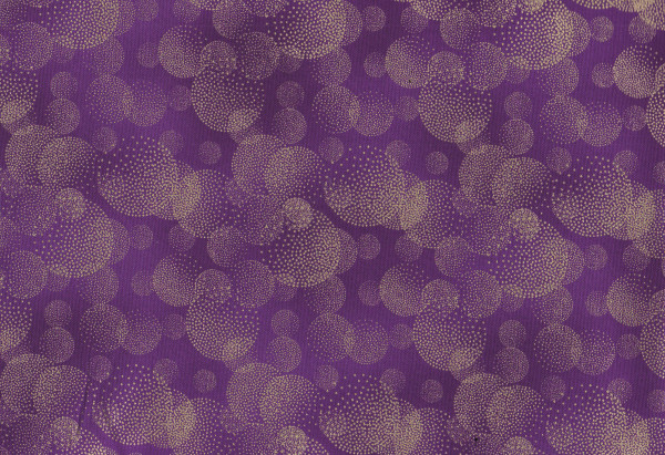 Purple Metallic Dotted Circle
