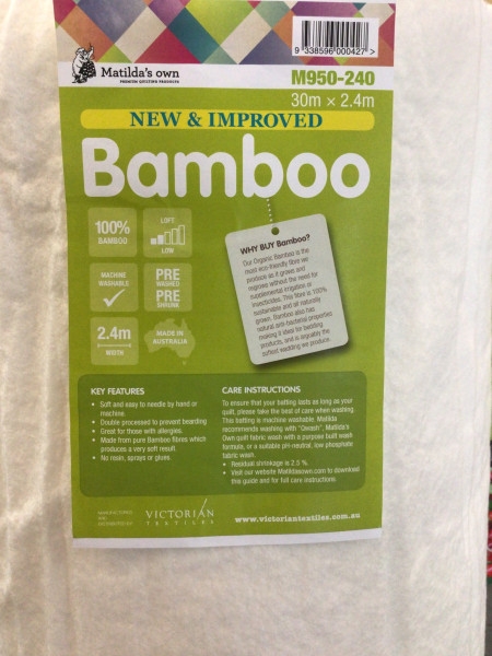 100% Bambusvlies, vorgewaschen, leicht, organic