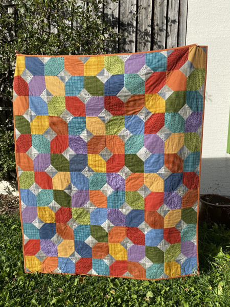 Patchworkdecke "Kuschelig" Materialpackung für Top