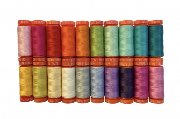 Aurifil Garne Curiouser..Tula Pink