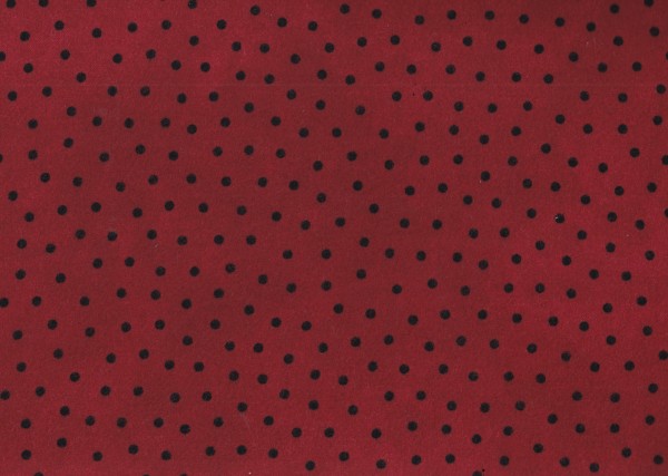 Woolies Flannel Dots Rot