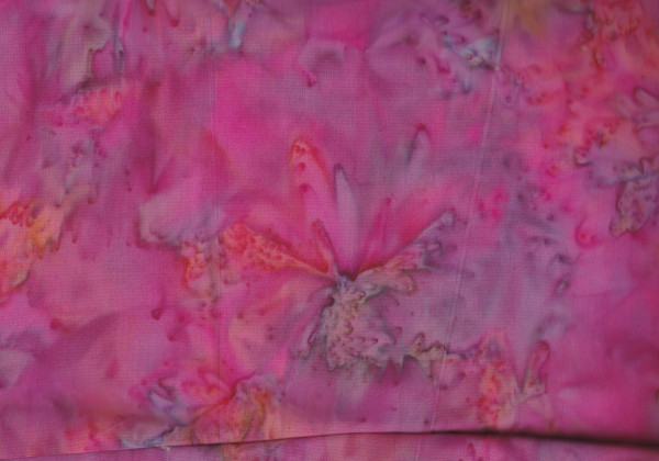Batik Stoff in Pink-Lila