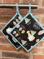 Topflappen Materialpacket " Konditor Luigi" Topflappen Materialpacket " Konditor Luigi"